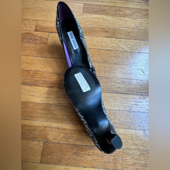 Steve Madden black/white heels - Picture 7 of 8